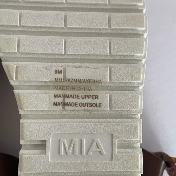 MIA Platform Sandals Size 9 - Picture 7 of 10